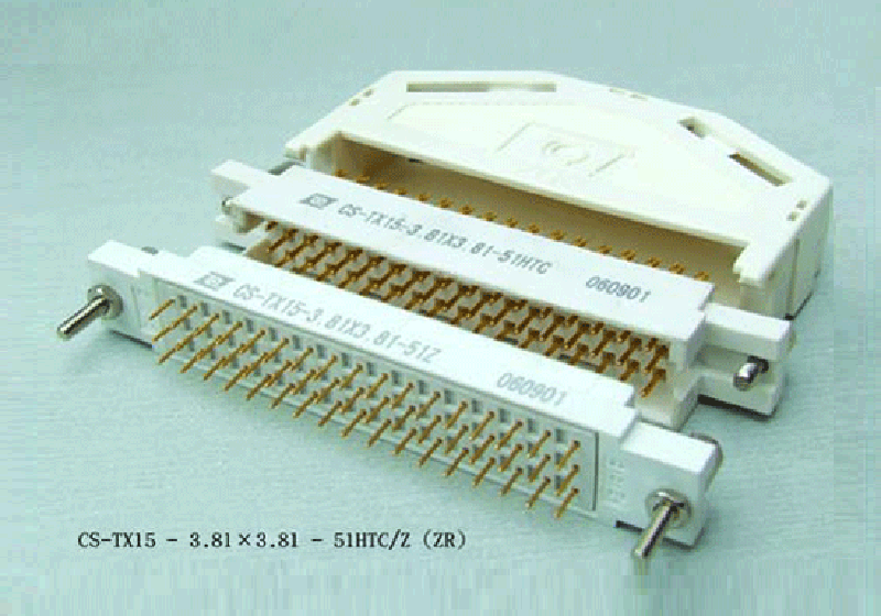 CS-TX15-3.81×3.81-51HTC_HZC  線簧矩形電連接器